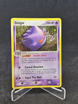 Pokemon Card Gengar 5/92 EX-Legend Maker Holo Rare - Image 1