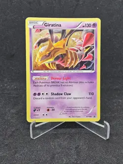 Pokemon Card Giratina XY184 XY-Black Star Promo - Image 1