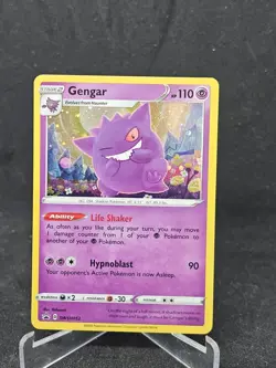 Pokemon Card Gengar SWSH052 Sword & Shield Black Star Promo Holo - Image 1