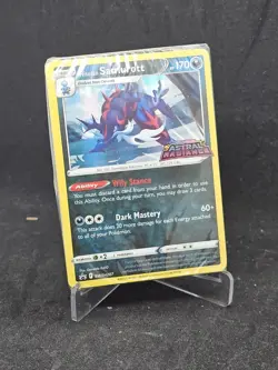 Pokemon Card Hisuian Samurott SWSH207 Astral Radiance Stamped Promo Sealed - Image 1