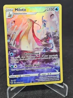Pokemon Card Milotic TG02/TG30 Silver Tempest-Trainer Gallery Holo Ultra Rare - Image 1