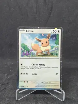 Pokemon Card Eevee SVP043 Scarlet & Violet Black Star Promo - Image 1