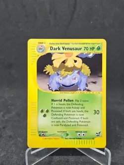 Pokemon Card Dark Venusaur #7 WOTC Winner Best of Game Promo - Image 1