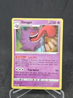 Pokemon Card Gengar 057/198 Chilling Reign Holo Rare - Image 1