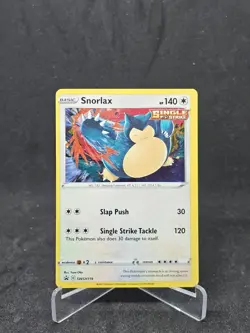 Pokemon Card Snorlax SWSH119 Sword & Shield Black Star Promo - Image 1