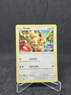 Pokemon Card Eevee 48/68 Hidden Fates Holo Rare - Image 1