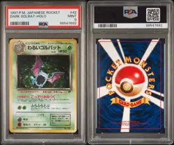 Pokemon Dark Golbat No. 42 PSA 9 Mint Japanese Team Rocket Holo Rare 1997 - Image 3
