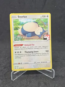 Pokemon Card Snorlax (143/196) Lost Origin Rare Prize Pack Promo - Image 1