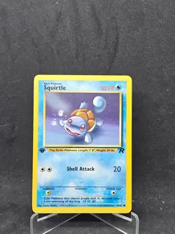 Pokemon Card Squirtle (68/82) Team Rocket Common 1st Edition Non-Foil - Image 1