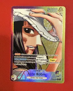Nico Robin OP09-062 Alt Art Leader Card / Parallel / One Piece TCG NM - Image 1