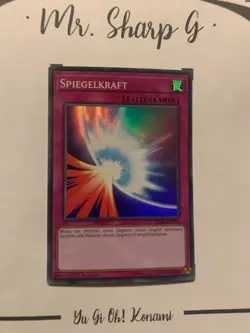 SPIEGELKRAFT - 1. AUFLAGE DASA-DE059 DEUTSCH Yu-Gi-Oh! CARD SUPER RARE HOLO - Image 2