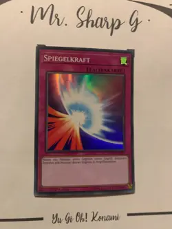SPIEGELKRAFT - 1. AUFLAGE DASA-DE059 DEUTSCH Yu-Gi-Oh! CARD SUPER RARE HOLO - Image 3