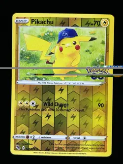 Pikachu 028/078 Rare Reverse Holo Card(Pokemon TCG GO) - Image 1