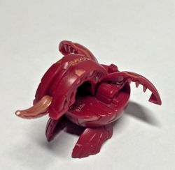 Bakugan B1 Pyrus Dragonoid 520G Classic Drago Open Core with Card - Image 1