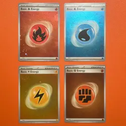 Pokemon Cosmos Holo Energy Lot - 4 Rare Holo Energy Cards for Pokemon Deck - Image 1