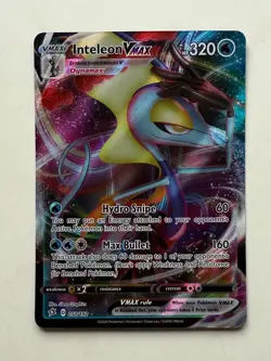 Pokemon Card Inteleon VMAX 050/192 Rebel Clash Full Art Holo Rare NEAR MINT - Image 1