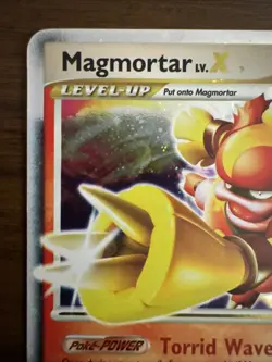 Magmortar LV.X Holo Card 123/123 Mysterious Treasures Series - Image 2