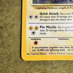 Pokemon TCG Jolteon Jungle Holo Card 4/64 Unlimited Rare LP Condition - Image 2