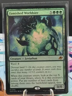 M 0182 Famished Worldsire Foil Creature Edge of Eternities MTG Card EOE - Image 1