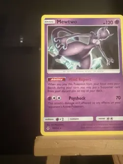 Mewtwo - 75/214 Sm-Unbroken Bonds NM - Regular Rare - Pokemon TCG Card - Image 2