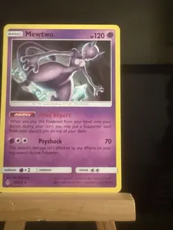 Mewtwo - 75/214 Sm-Unbroken Bonds NM - Regular Rare - Pokemon TCG Card - Image 3
