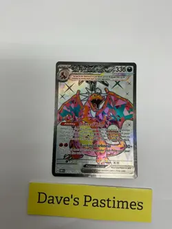 Charizard EX Obsidian Flames Full Art Ultra Rare Holo Card #215/197 NM Condition - Image 1