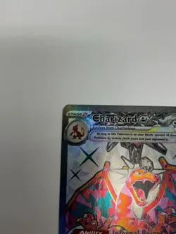 Charizard EX Obsidian Flames Full Art Ultra Rare Holo Card #215/197 NM Condition - Image 2
