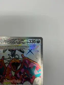 Charizard EX Obsidian Flames Full Art Ultra Rare Holo Card #215/197 NM Condition - Image 3