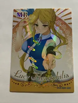 Lucy Heartfilia Fairy Tail MR 17 Goddess Story Waifu Card Girl Anime 2M01 Doujin - Image 1