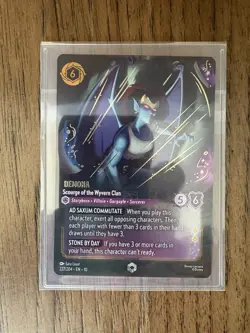 Disney Lorcana TCG Demona-Scourge of the Wyvern Clan Enchanted Card 227/204 - Image 4