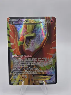 Pokemon TCG Ho-Oh-EX Dragon Exalted Card 119/124 Full Art Ultra Rare - Image 1
