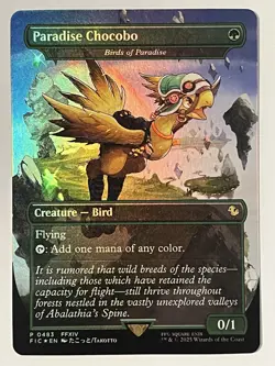 Paradise Chocobo - Birds of Paradise (Borderless) Commander: Final Fantasy Foil - Image 1