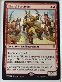 Elturel Survivors - Commander: Baldur's Gate - Magic the Gathering MTG Nice! - Image 1