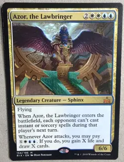 Azor, the Lawbringer - Rivals of Ixalan (RIX) #154 - Mythic Regular - NM - MTG - Image 1