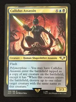 1x MTG Callidus Assassin - Universes Beyond: Warhammer 40,000 (40K) #109 - Magic - Image 3
