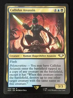 1x MTG Callidus Assassin - Universes Beyond: Warhammer 40,000 (40K) #109 - Magic - Image 5