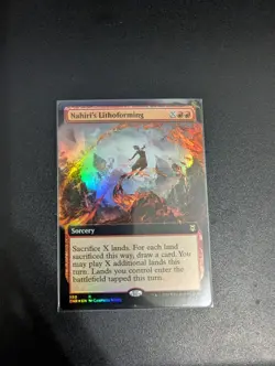 Nahiri's Lithoforming (Extended Art) Zendikar Rising Foil mtg - Image 1