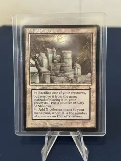 MTG-Magic The Gathering-City Of Shadows- The Dark LP/NM - Image 3