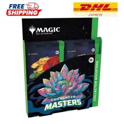 Magic: The Gathering Commander Masters Collector Booster Box - 4 Packs 195166216683 - Image 1