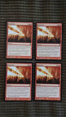 Magic: the Gathering / MtG Reiterate x4 Time Spiral - Image 1