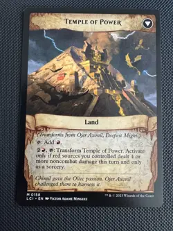 MTG Ojer Axonil, Deepest Might The Lost Caverns of Ixalan Regular NEAR MINT #158 - Image 2