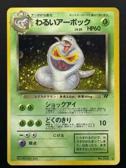 Dark Arbok 024 Rocket Gang Holo Rare (Japanese) Pokemon TCG - MP - Image 1