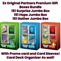 Pokemon Chinese 151 Original Partner Premium Gift Box 3x Bundle(One each) - Image 1