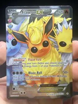 Flareon EX RC28/RC32 Radiant Collection Generations Pokemon English NM - Image 3