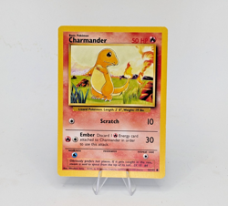 CHARMANDER 46/102 1995 POKEMON TCG BASE SET WOTC WIZARDS OF THE COAST - Image 1