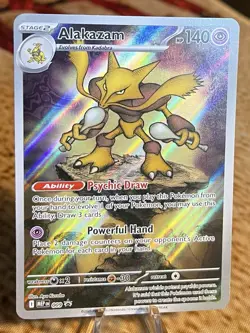 Pokemon ALAKAZAM Mega Evolutions Black Star Promo 009 ENG - Image 1