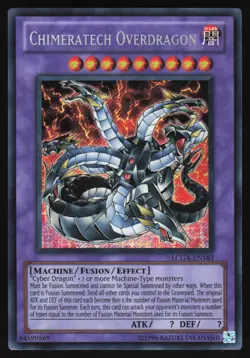 Chimeratech Overdragon - LCGX-EN183 - Secret Rare - Unlimited Yugioh MP - Image 1