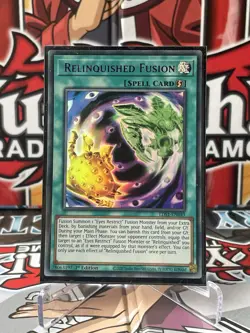 LDS1-EN049 Relinquished Fusion Blue Ultra Rare 1st Edition PURPLE YuGiOh - Image 2