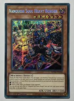 Vanquish Soul Heavy Borger MP24-EN140 (NM) Prismatic Secret Rare 1st Edition TCG - Image 1