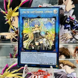 Yugioh Lyna the Light Charmer, Lustrous RA04-EN081 PUR 1st Ed Near Mint - Image 1
